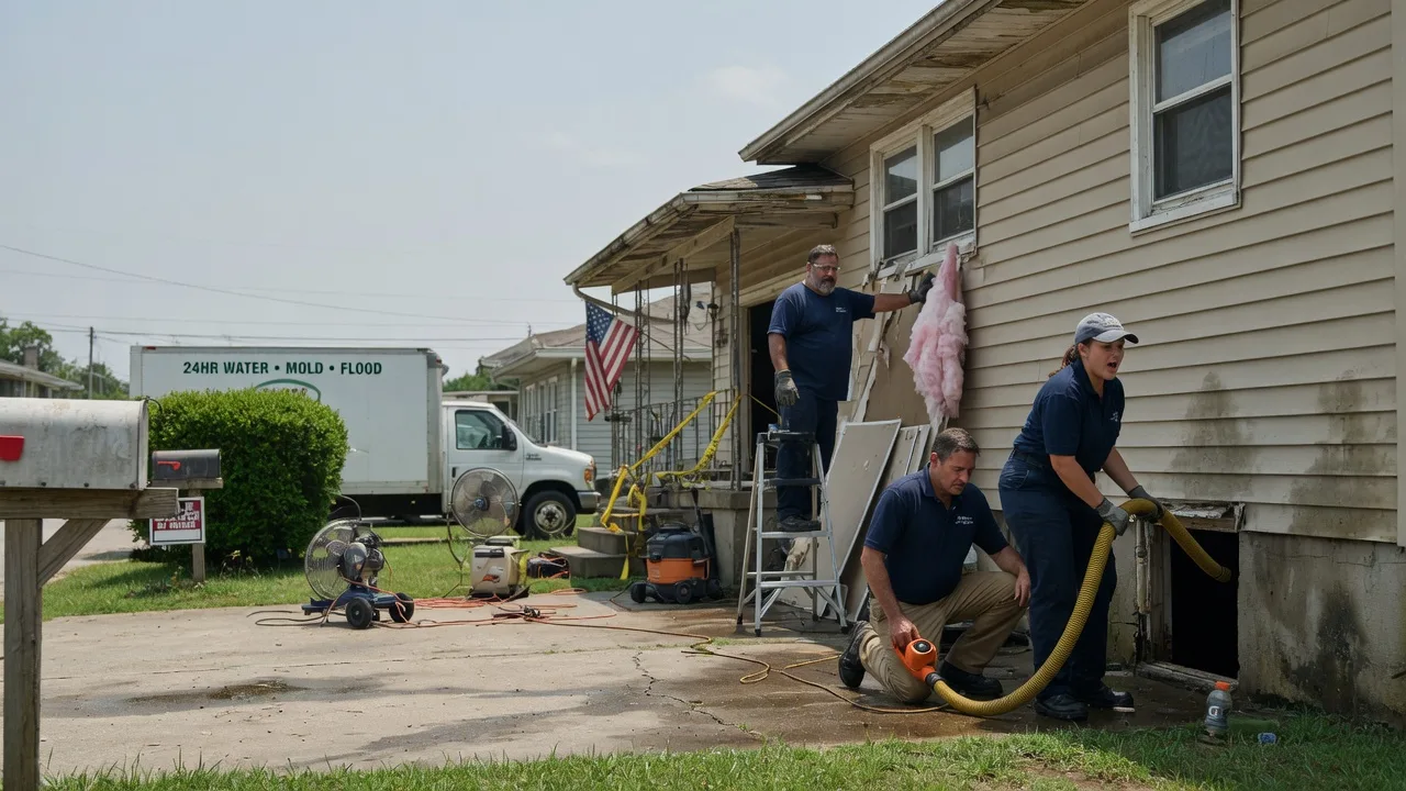 Water Damage Repair in Dry Creek, LA near me